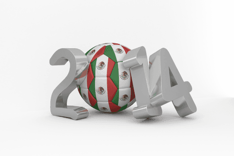 creative 2014 mexico flag soccer ball concept transparent background - Download Free Stock Videos Pikwizard.com