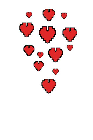 Digital Red Heart Cluster on Transparent Background - Download Free Stock Videos Pikwizard.com