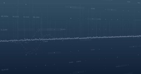 Abstract Digital Data Visualization with Dots and Numbers - Download Free Stock Images Pikwizard.com