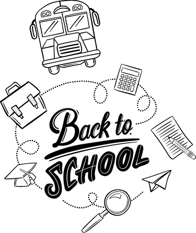 Back to School Symbols on Transparent Background - Download Free Stock Videos Pikwizard.com