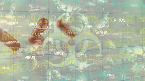 Digital Interface Mixing COVID-19 Texts with Financial Data