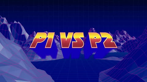 Retrofuturistic Metaverse Video Game Landscape