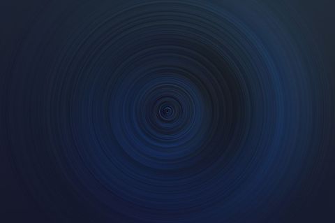 Abstract Blue Swirl Optical Illusion Pattern