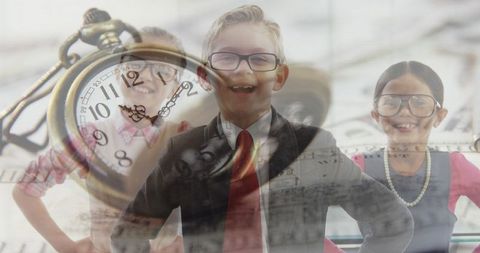 Children in Business Attire Embodying Future Success and Leadership - Download Free Stock Images Pikwizard.com