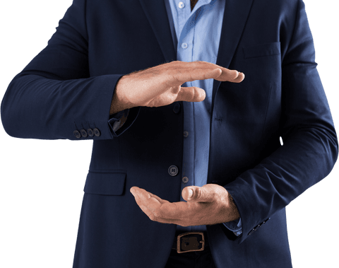 Transparent Concept Gesture Businessman Suit