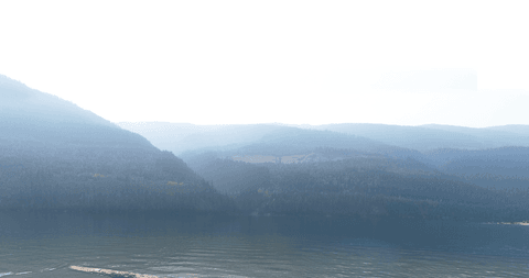 transparent misty river scene with tranquil mountain backdrop - Download Free Stock Videos Pikwizard.com