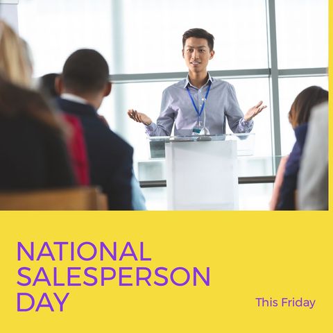 National Salesperson Day Conference Celebration Event - Download Free Stock Templates Pikwizard.com