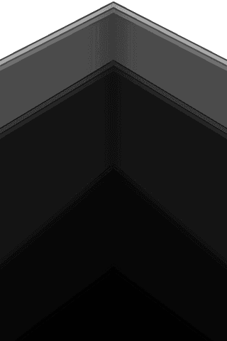 Black Up Arrow Sign on Transparent Background Illustration