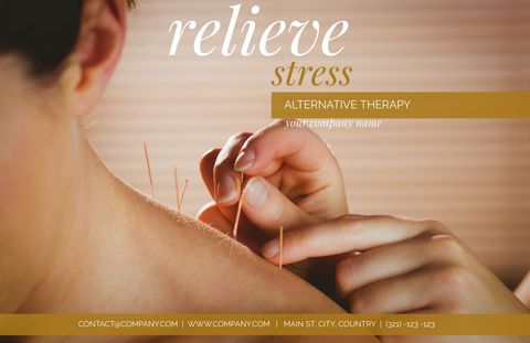 Acupuncture therapy promotes wellness and stress relief