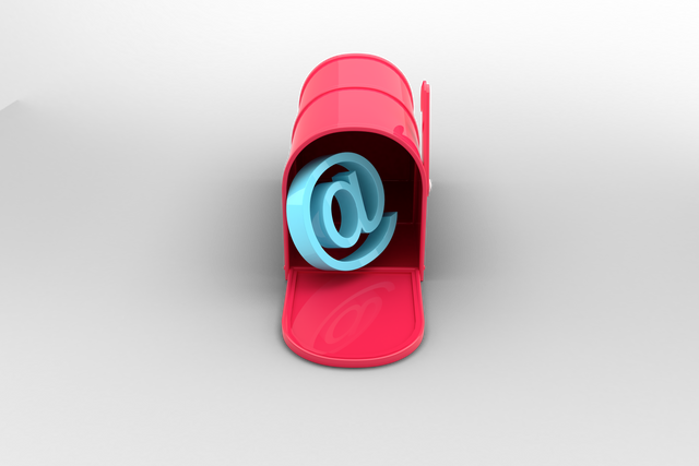 Transparent Illustration Pink Mailbox with At Symbol - Download Free Stock Videos Pikwizard.com