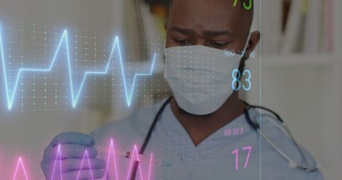 African American Doctor Analyzing Digital Heartbeat Data - Download Free Stock Images Pikwizard.com