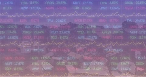 Financial Data Overlay on Urban Landscape Illustrates Global Economy - Download Free Stock Images Pikwizard.com