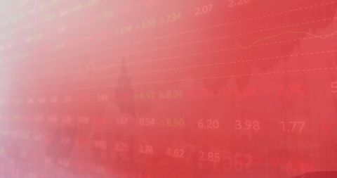 Abstract Stock Market Downturn on Red Background - Download Free Stock Images Pikwizard.com
