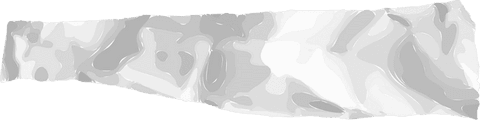 Transparent torn paper strip with gray shading vector design