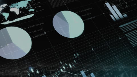 Digital Data Interface with Financial Analytics and Graphs