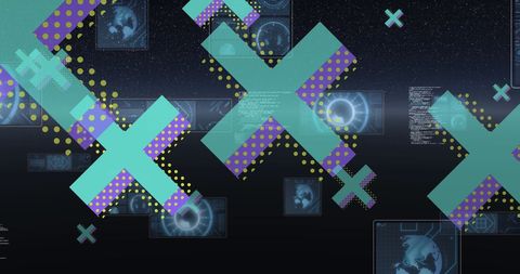 Digital Interface Animation with Data Graphics - Download Free Stock Images Pikwizard.com