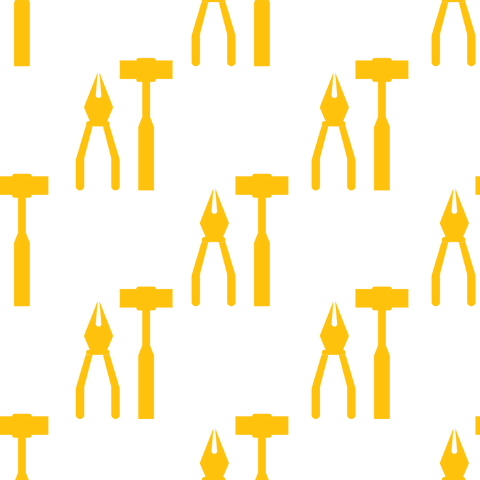 seamless yellow tools pattern on transparent background - Download Free Stock Videos Pikwizard.com