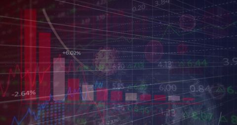 Global Data Analysis with Virus Imagery in Background - Download Free Stock Images Pikwizard.com