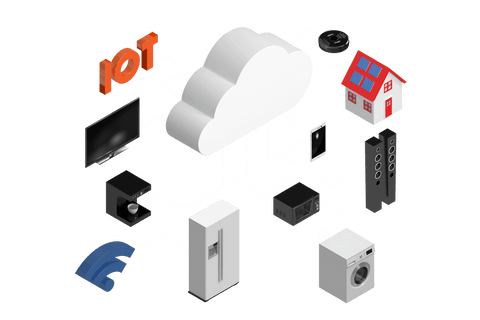 transparent cloud concept with iot device icons - Download Free Stock Videos Pikwizard.com