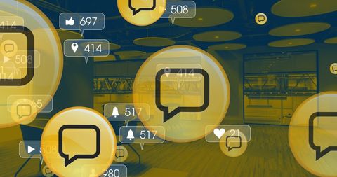 Digital communication and social networking in modern workplace