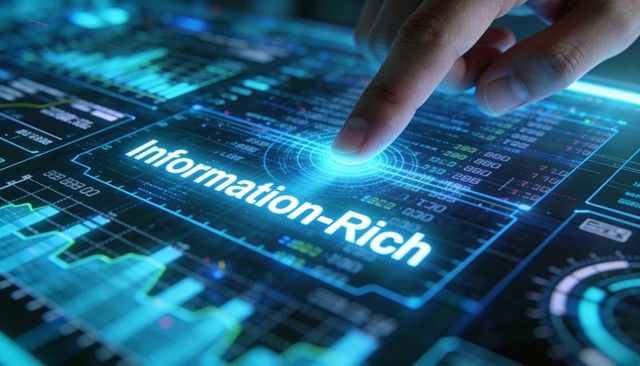 Tapping Fingertip on Information-Rich Touchscreen for Interactive Data Visualization