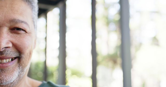 Outdoor Portrait of Older Man Smiling on Sunny Day - Download Free Stock Images Pikwizard.com