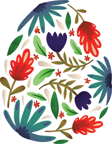 colorful floral design illustration on transparent background - Download Free Stock Videos Pikwizard.com