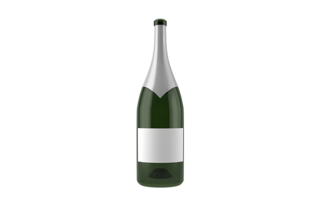 Transparent Champagne Bottle on Transparent Background - Download Free Stock Videos Pikwizard.com