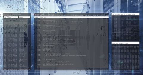 Computing Integration with Mathematical Solving Matrix - Download Free Stock Images Pikwizard.com