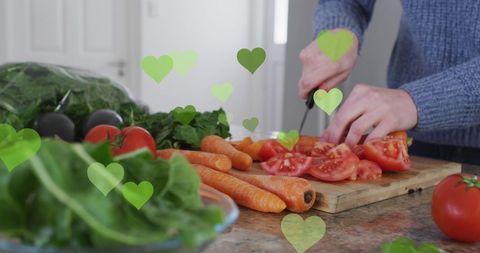 Preparing Healthy Vegetarian Meal in Home Kitchen - Download Free Stock Images Pikwizard.com