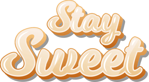 stay sweet cursive text with transparent background - Download Free Stock Videos Pikwizard.com