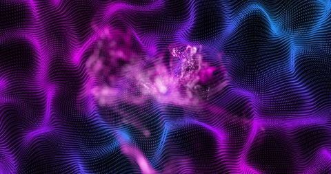 Vibrant Abstract Purple and Blue Waveform Pattern - Download Free Stock Images Pikwizard.com