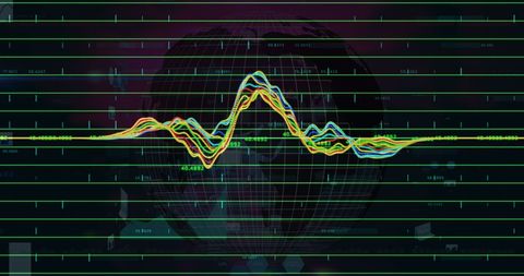 Financial Graphs with Globally Inspired Data Visualization - Download Free Stock Images Pikwizard.com