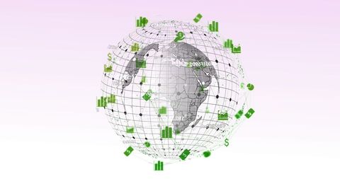 Digital Network Icons Circling Global Mesh Sphere - Download Free Stock Images Pikwizard.com