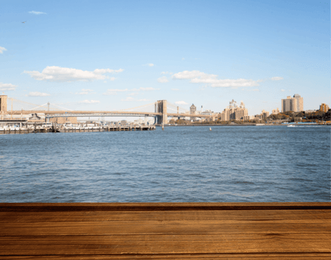 transparent cityscape with bridge and urban river view - Download Free Stock Videos Pikwizard.com