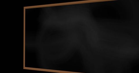 Empty Blackboard with Wooden Frame - Download Free Stock Images Pikwizard.com