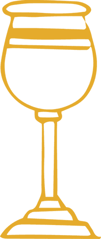 Golden Goblet Vector Illustration Transparent Design