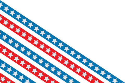 abstract star-spangled blue and red stripes on transparent background - Download Free Stock Videos Pikwizard.com