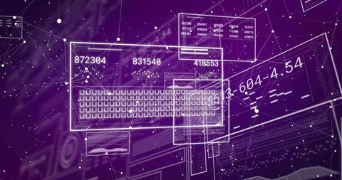 Displaying Holographic Data Interface with Translucent Keyboard and Networked Analytics