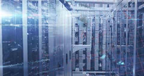 Technology Servers with Digital Data Overlay in Data Center