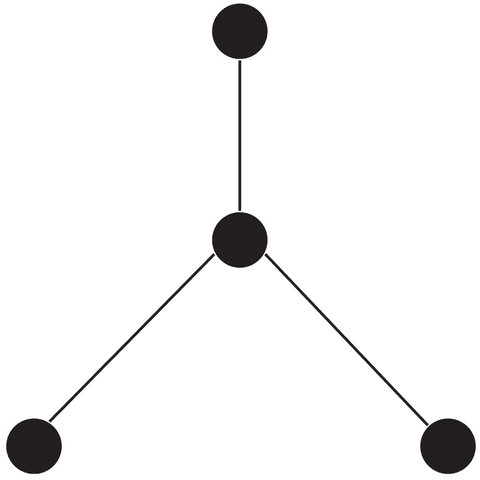 Abstract Black Triad Line Structure on Transparent - Download Free Stock Videos Pikwizard.com