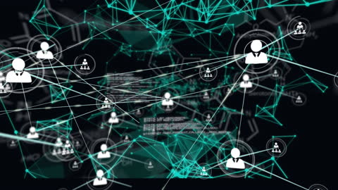 Global Connection and Data Network Visualization