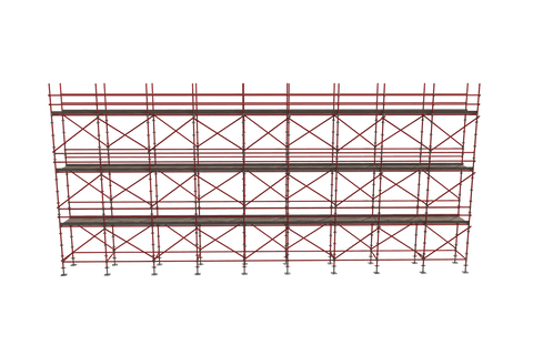 red construction scaffolding 3d rendering on transparent background - Download Free Stock Videos Pikwizard.com