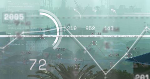 Futuristic Stock Market Data Processing with Glitch Effect - Download Free Stock Images Pikwizard.com