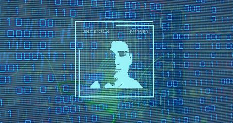 Digital Data Screen with User Profile Surveillance Concept - Download Free Stock Images Pikwizard.com