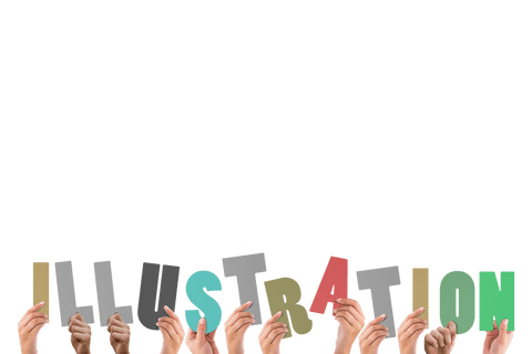 Transparent Letters Held Up by Hands Form Illustration Text - Download Free Stock Videos Pikwizard.com
