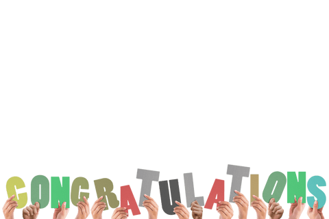 Transparent Hands Raised Holding Congratulations Letters - Download Free Stock Videos Pikwizard.com