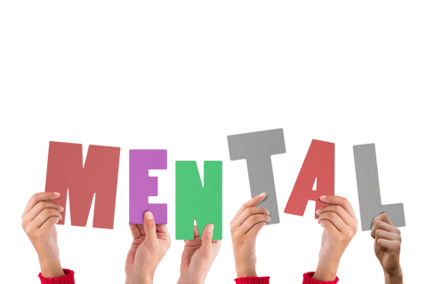 Hands Holding Colorful MENTAL Letters on Transparent Background - Download Free Stock Videos Pikwizard.com