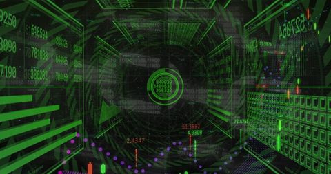Futuristic Digital Data Processing and Interface Elements - Download Free Stock Images Pikwizard.com