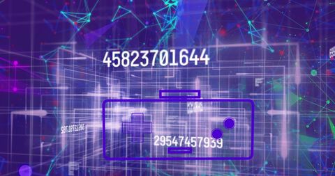 Digital Data Processing and Global Network Connectivity - Download Free Stock Images Pikwizard.com